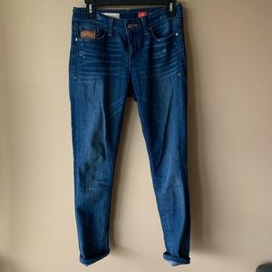 Anthropologie skinny dark-wash jeans